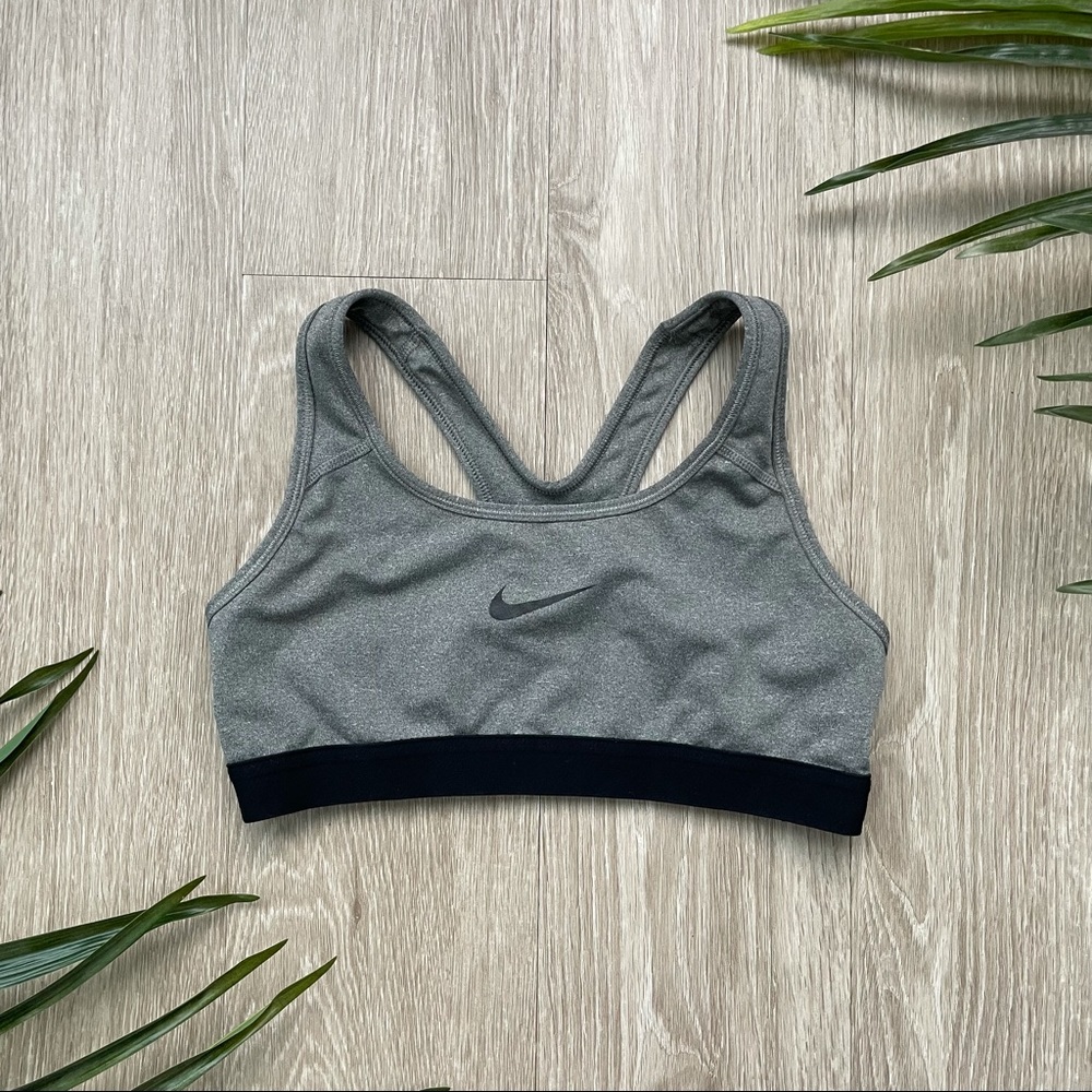 Nike Gray Sports Bra